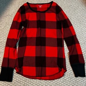Old navy. Red plaid.  size small
